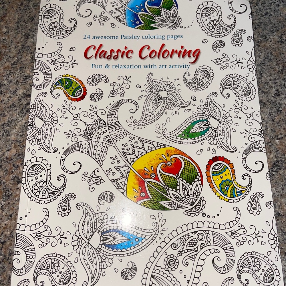 Adult coloring book